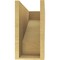 Ekena Millwork 7"W x 21"D x 14"H Classic Clemmons Rough Cedar Woodgrain TimberThane Corbel, Primed Tan CORUR07X21X14CLERCPR - alternate 4